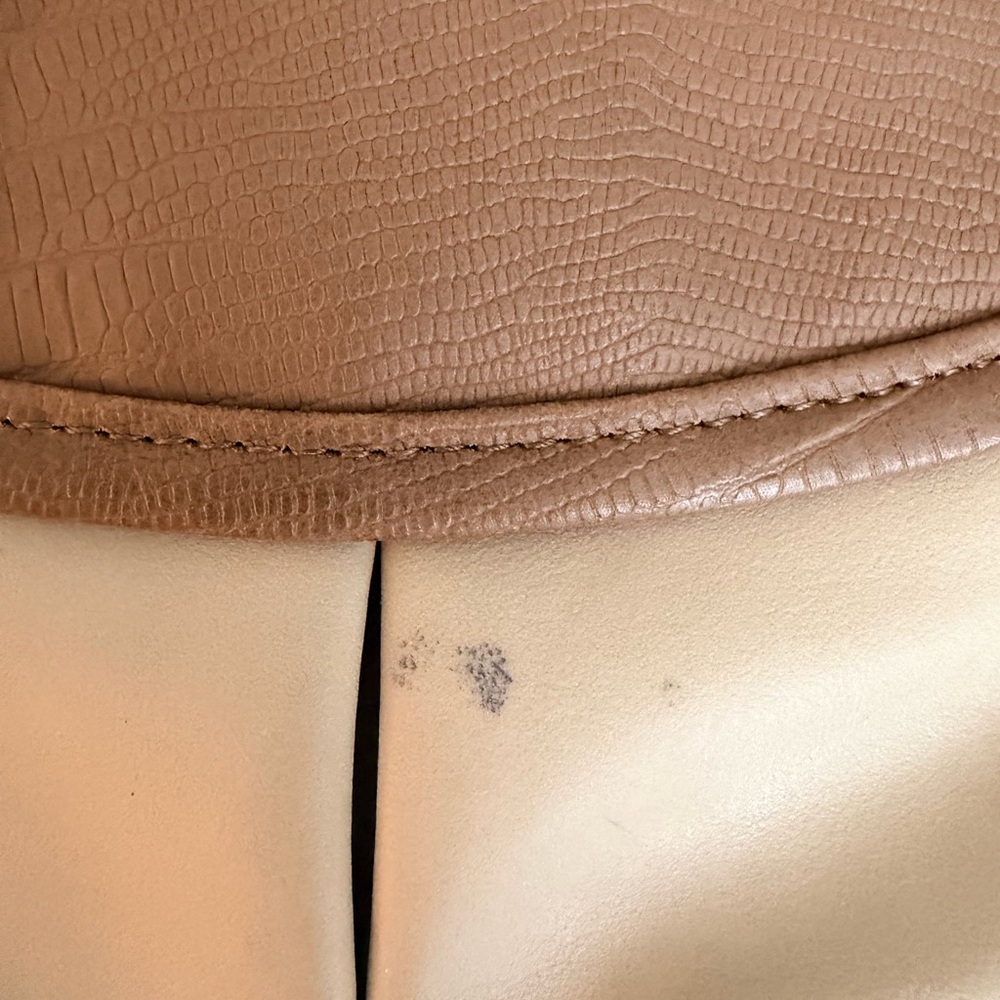 Tan and Brown Small Backpack Purse - Picture 3 of 5